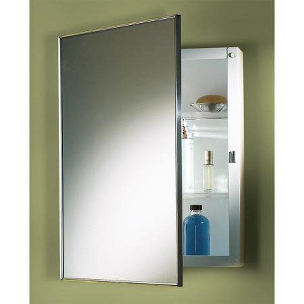 Jensen Basic White 24-1/8 in. Recessed Mount Medicine Cabinet 