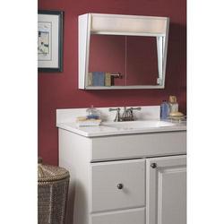 23-3/4 x 19-3/8 x 7-7/16 in. Mirror Medicine Cabinet in White