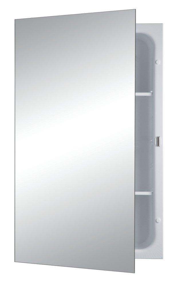 Jensen Basic White 26 in. Recessed Mount Medicine Cabinet 