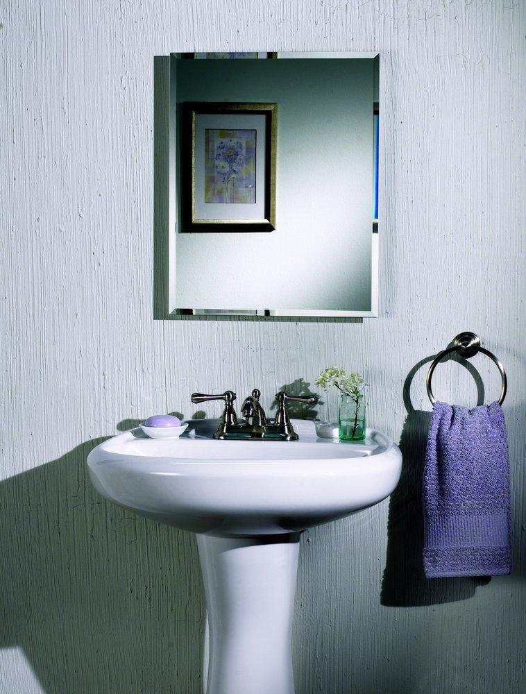 Jensen Basic White 25-15/16 in. Recessed Mount Medicine Cabinet 