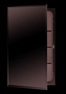 Jensen Basic White 16 in. Beveled Glass Medicine Cabinet 