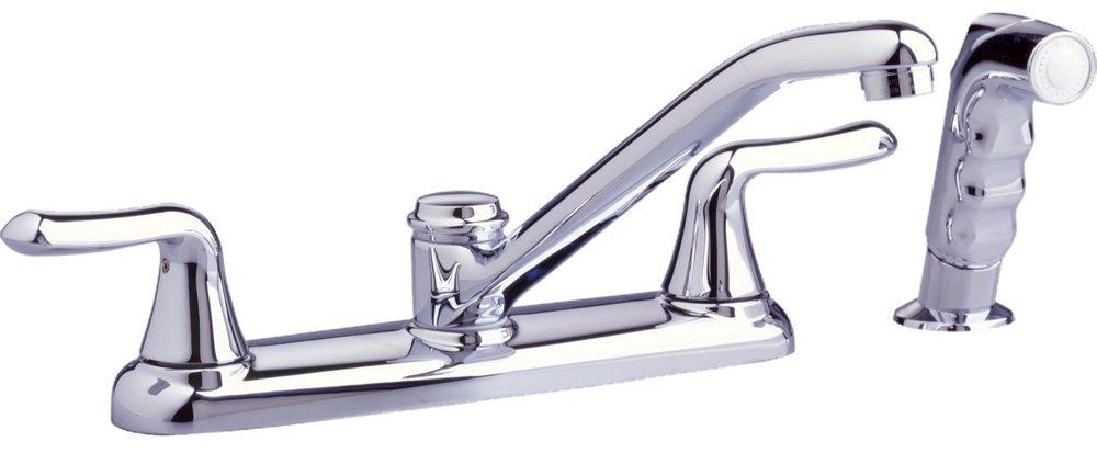 American Standard Polished Chrome Two Handle Kitchen Faucet 