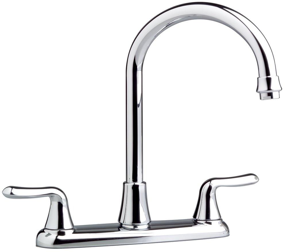 American Standard Polished Chrome Two Handle Kitchen Faucet 