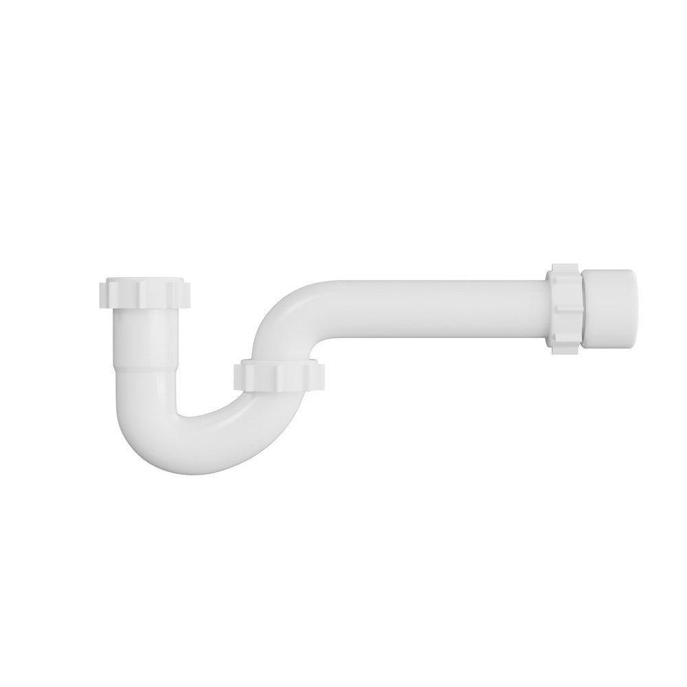 PROFLO&reg; White Plastic Slip Joint Tubular P-Trap 