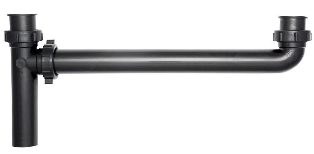 PROFLO&reg; Black 16 in. Direct Connect End Outlet Waste 