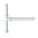 PROFLO&reg; White 13 in. Slip-Joint Disposer Kit 