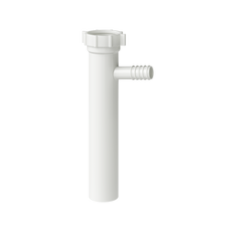 1-1/2 x 8 in. Plastic Direct Connect Tailpiece with 5/8 in. OD Branch