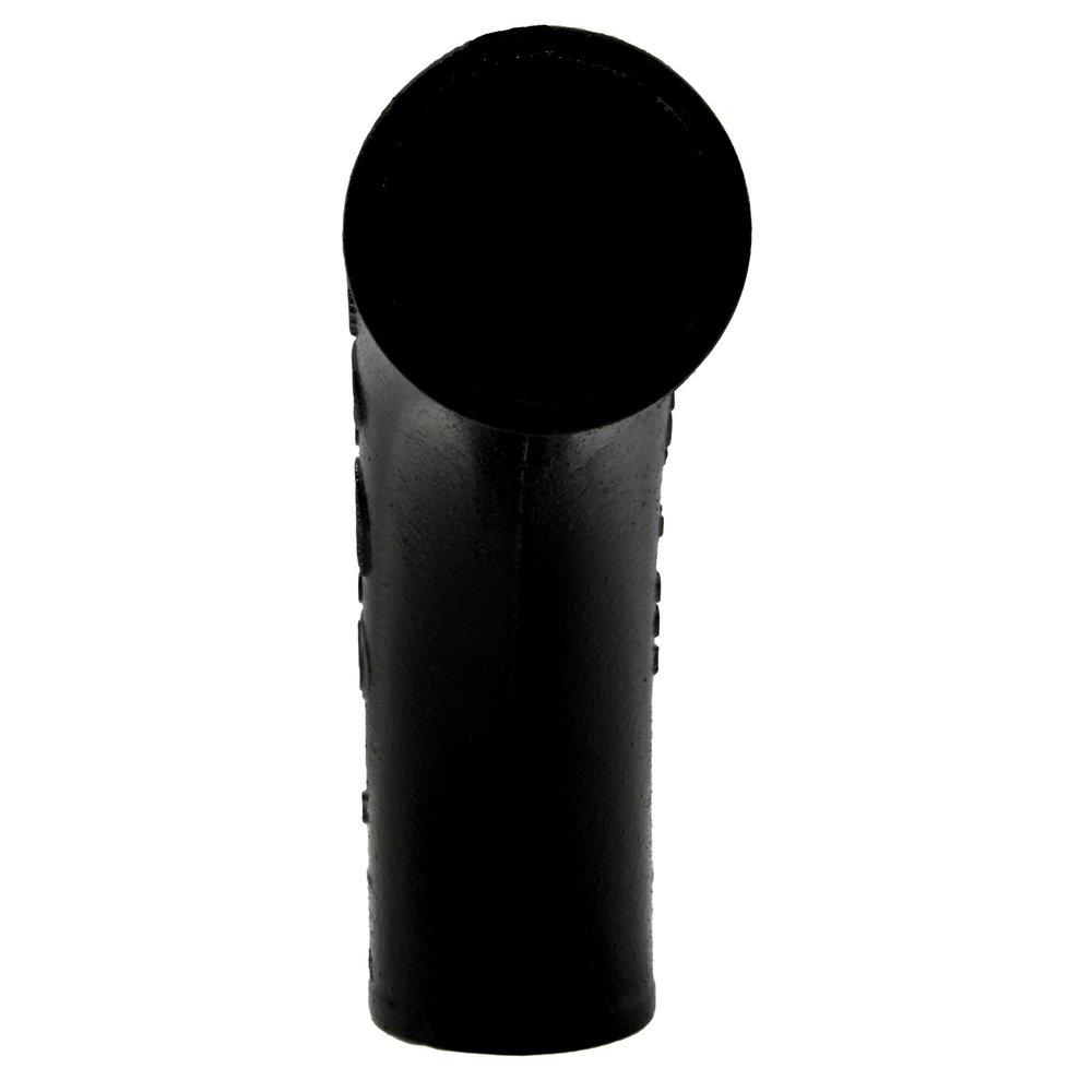 Black No Hub 90 Degree Cast Iron Short Sweep 1/4 Bend 