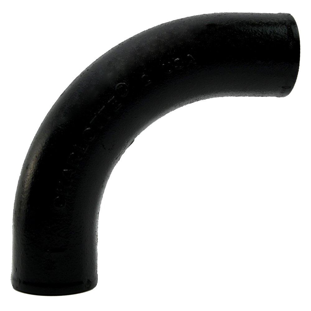 Black No Hub 90 Degree Cast Iron Short Sweep 1/4 Bend 