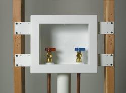 1/4-Turn CPVC Washing Machine Outlet Box, Contractor Pack