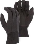 Size L Cotton Glove in Brown (Pack of 12)