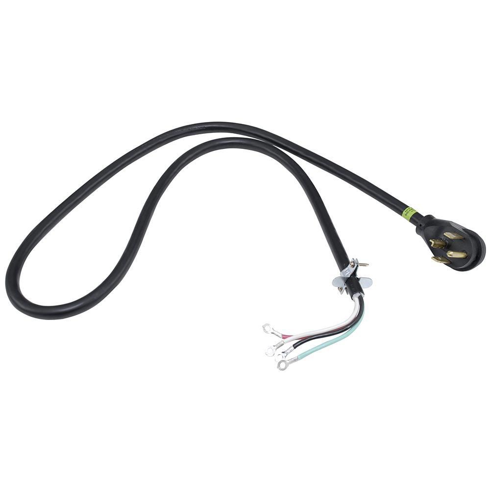 Whirlpool Black 30 Amp Appliance Cord 