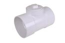 Multi-Fittings Corporation White Hub Reducing, Clean-Out and DWV Schedule 40 PVC Tee with Plug 