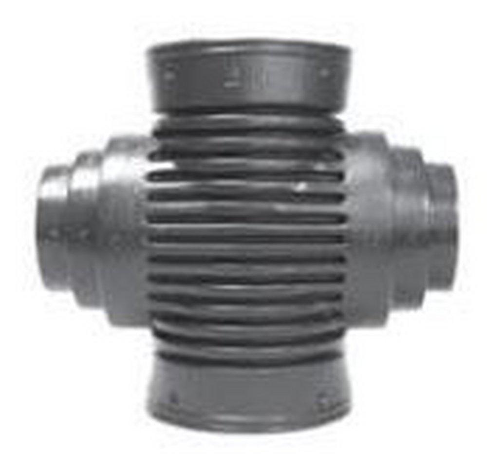 ADS® Black Snap-in Plastic Cross 