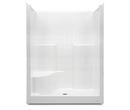 Aquatic White 37-1/4 x 60 x 77-1/4 in. Alcove Shower Unit 