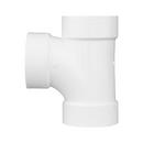White PVC DWV Sanitary Tee 