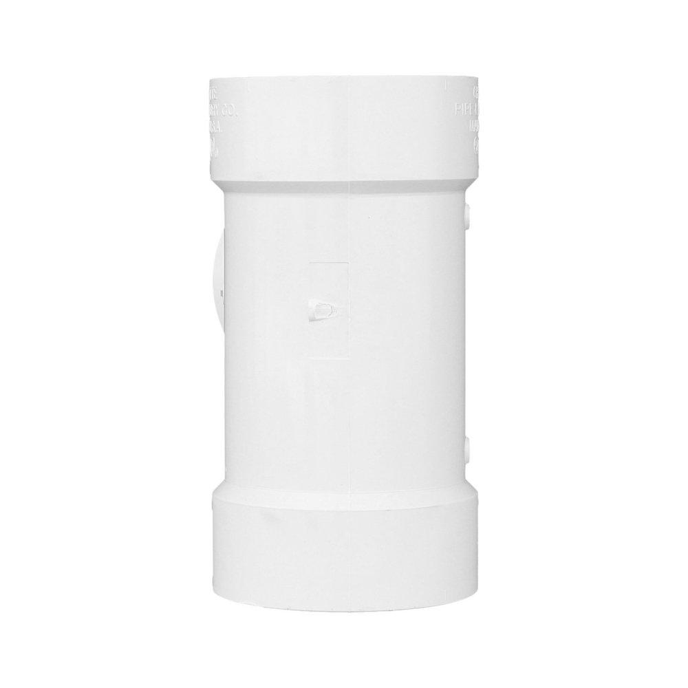 White PVC DWV Sanitary Tee 