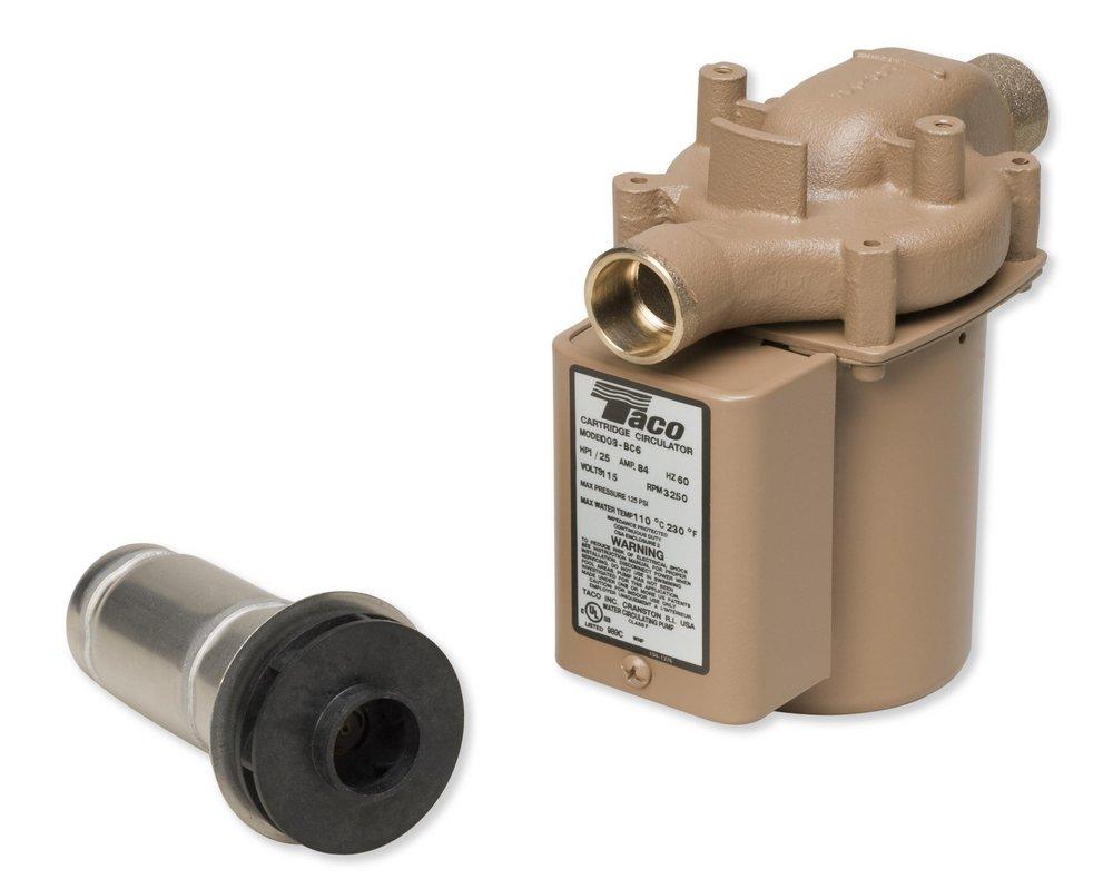 Taco 4 in. Bronze Sweat Circulator Pump 