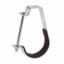 3/4 x 3/8 in. Electroplated Steel Adjustable J Hanger with Felt Lined
