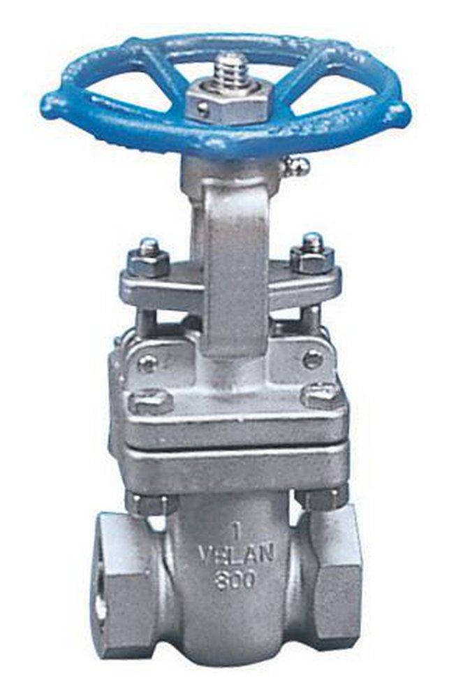 Velan Valve 800# SW A105 T8 Gate Valve Reduced Port Bolted Bonnet Forged Steel 