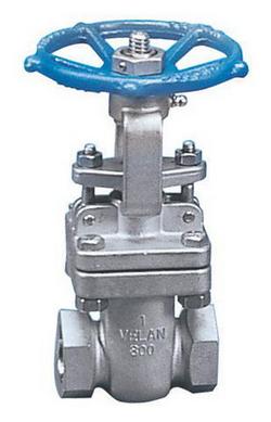 3/8 in. 800# SW A105 T8 Gate Valve Reduced Port Bolted Bonnet Forged Steel