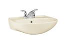 Lavatory Basin in Almond with 4 in. Faucet Center Size