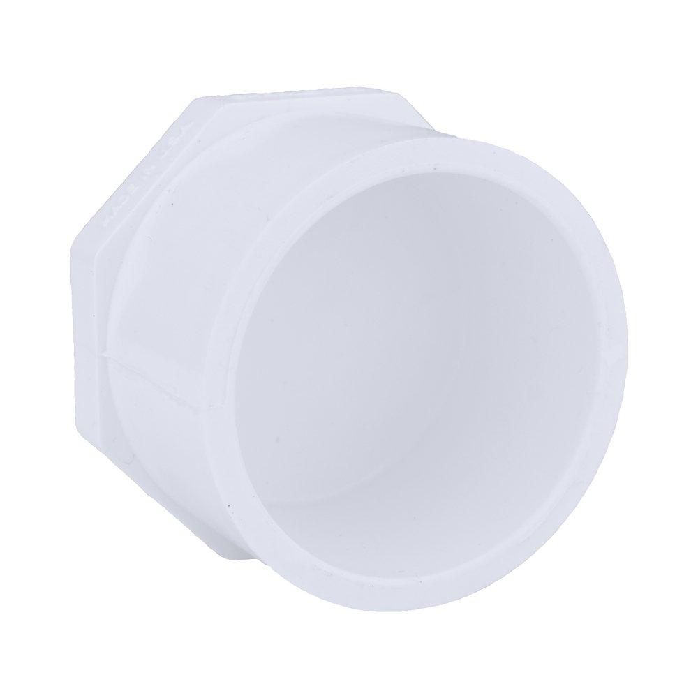 White PVC Schedule 40 Plug 