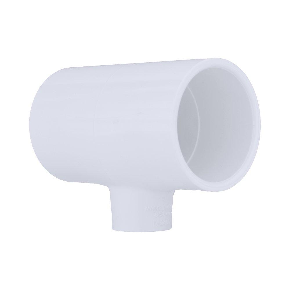 White PVC Schedule 40 Tee 