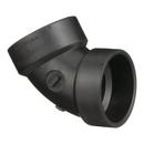 Black ABS DWV 60&deg; Elbow 
