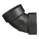 Black ABS DWV 60&deg; Elbow 
