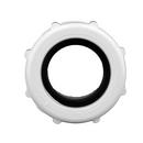White PVC DWV Male Trap Adapter with Washer (1-1/2 & 1-1/4 in.) & Plastic Nut 