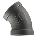 NPT Black Malleable Iron 45 Degree Elbow 