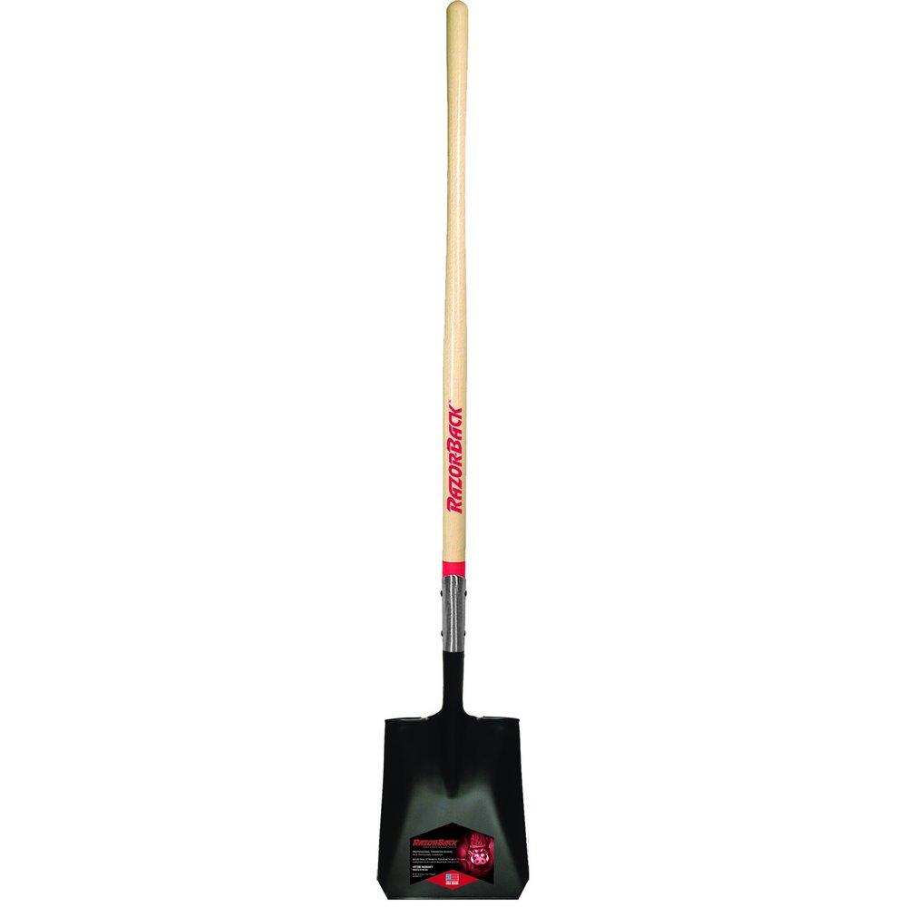 Razor-Back Black Square Shovel 