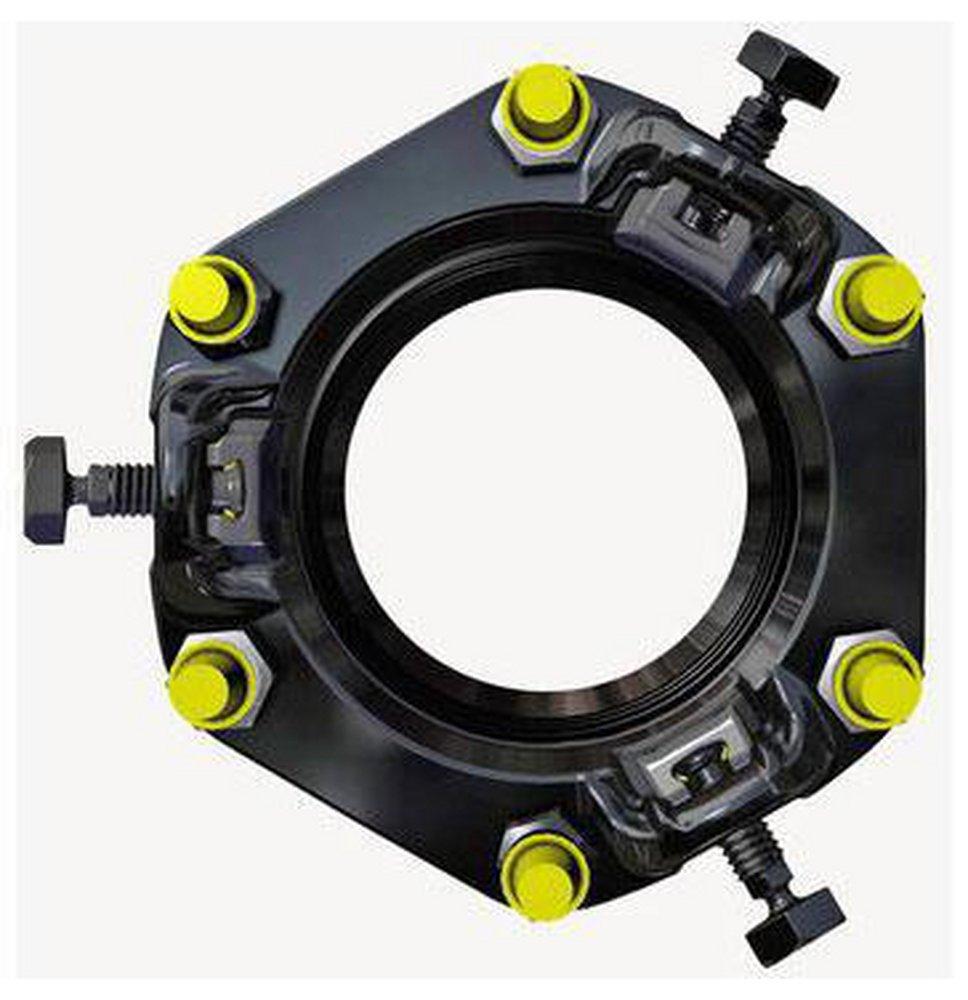 Romac Industries Ductile Iron Cast Iron Pipe and Steel Pipe Restrained Flange Adapter 
