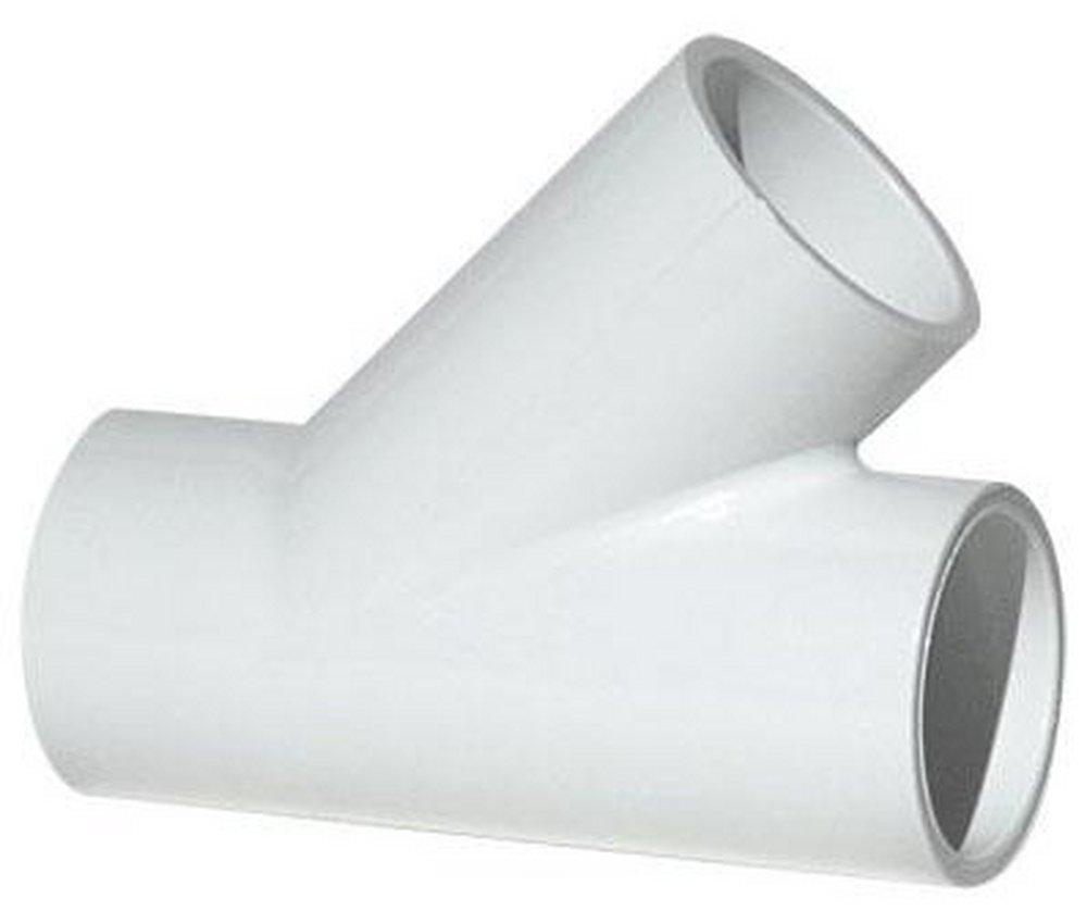 White Socket Sch. 40 PVC Wye 