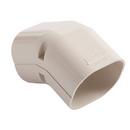 Mitsubishi Ivory 4-3/16 Vertical 45 Elbow 
