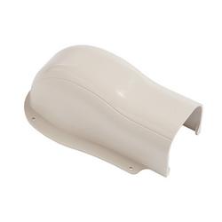 8-1/4 x 3-1/4 in. Line Set Cover System Plastic in Ivory