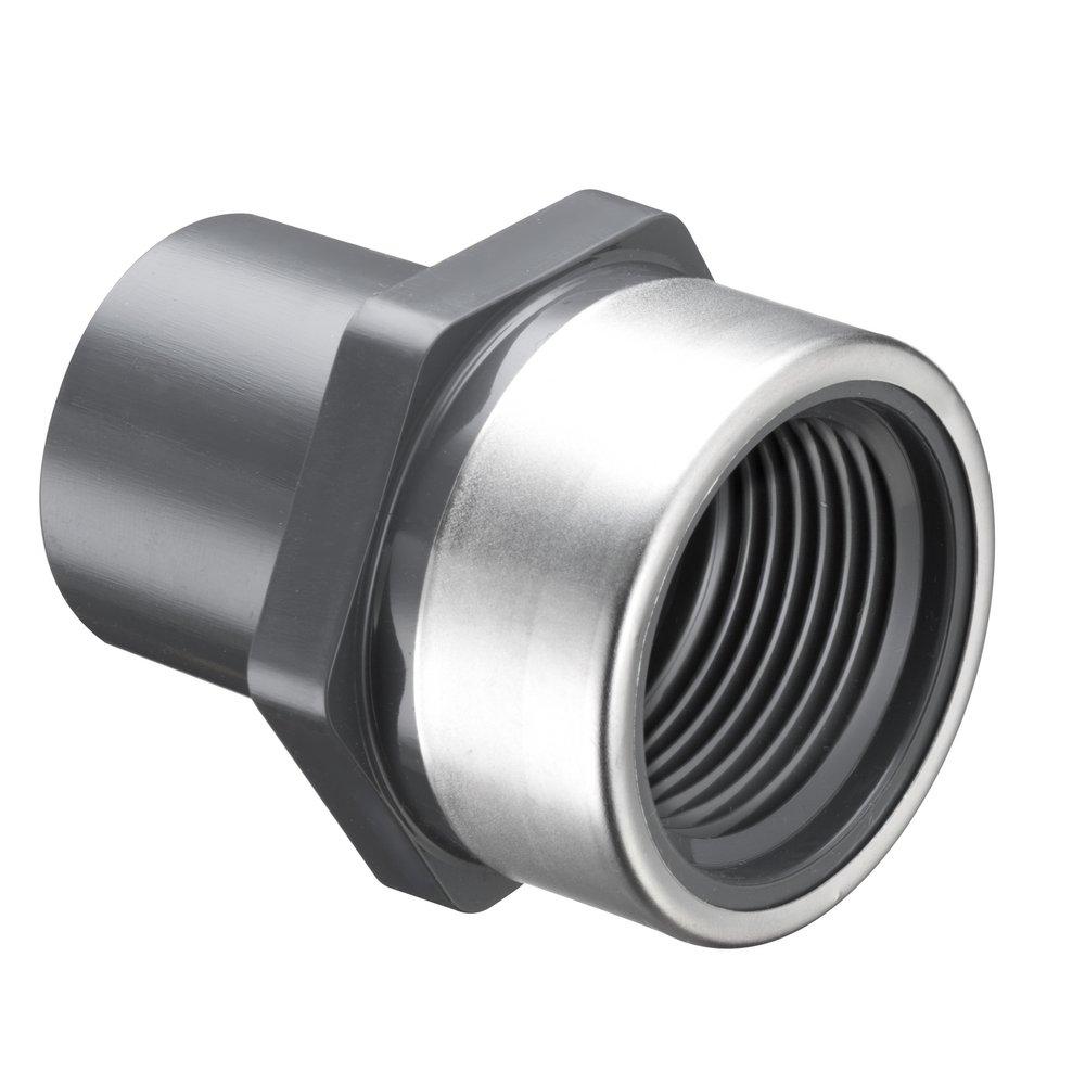 Grey 1-15/16 in. Spigot x SR FIPT Schedule 80 Extra Heavy Domestic PVC Adapter in Grey 