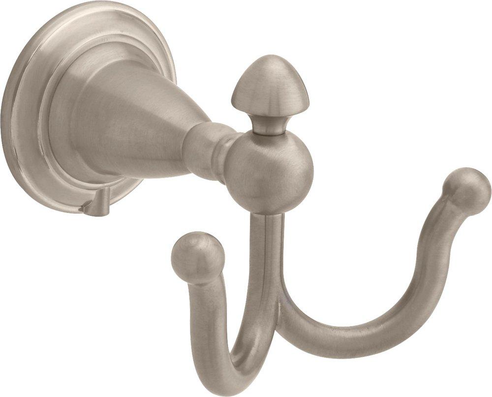 Delta Faucet Brilliance&reg; Stainless 2-Hook Robe Hook 