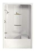KOHLER White Tub & Shower Unit 