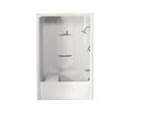 60 x 34-13/16 in. Tub & Shower Unit with Right Drain in White
