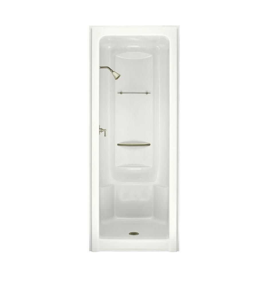 KOHLER White 36 x 36-1/2 x 90 in. Alcove Shower Unit 