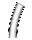 4 x 36 in. Fiberglass Conduit 22-1/2 Degree Elbow with Coupling