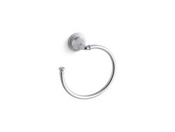 Round Open Towel Ring in Polished Chrome