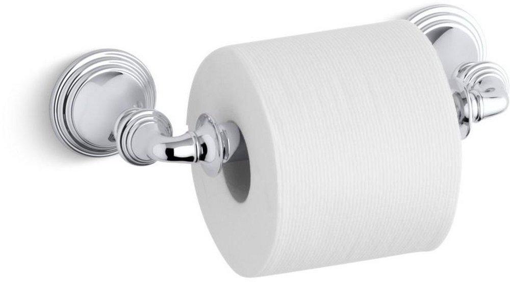 KOHLER Polished Chrome Wall Mount Toilet Tissue Holder 
