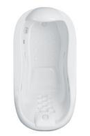 White 70 x 35-1/2 in. Whirlpool Drop-In Bathtub 