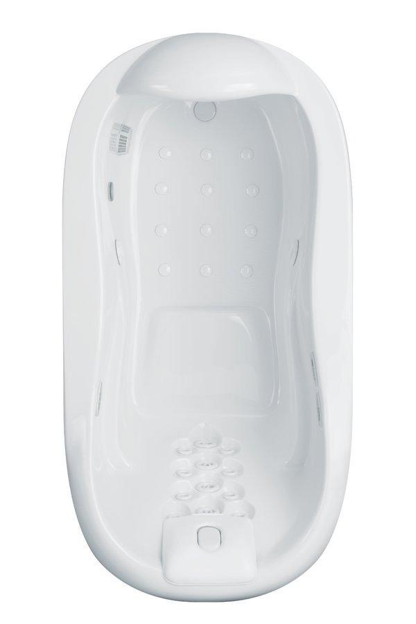 White 70 x 35-1/2 in. Whirlpool Drop-In Bathtub 