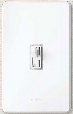 4-3/5 in. 1000 W 3-Pole Incandescent Dimmer in White