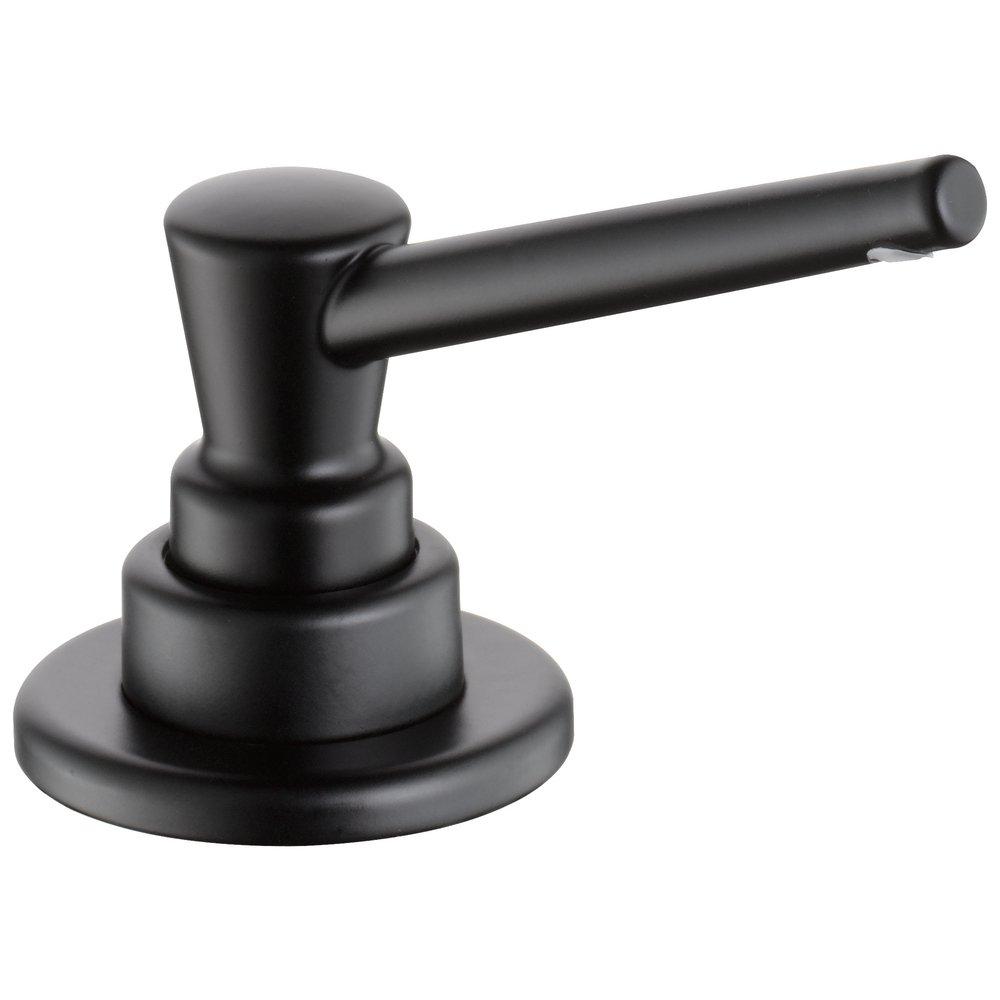 Delta Faucet Matte Black 2-3/4 in. 10 oz Kitchen Soap Dispenser 