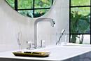 AXOR Polished Chrome Two Handle Widespread Bathroom Sink Faucet 